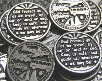Traveler's Prayer Pocket Tokens - SET OF 10