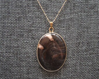 Deschutes Jasper Pendant Necklace | Biggs Deschutes Jasper Cabochon | Deschutes Jasper Necklace | Deschutes Necklace | Deschutes Pendant