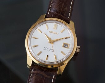 King Seiko 4402-8000 1960s SGP Vintage Watch Crystal & Crown NOS