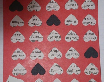 Mills and Boon handmade Love card (A6)