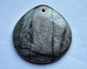 Picasso Marble Teardrop Focal Bead