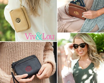 Sloane Wristlet - 4 Colors - Includes Personalization