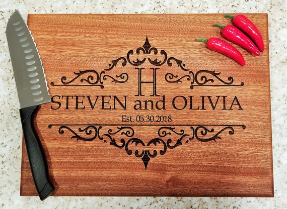 Personalized Cutting Board Wedding Gift Bridal Shower Gift Cutting Board Wedding Gift Custom Cutting Board Housewarming Gift Anniversary