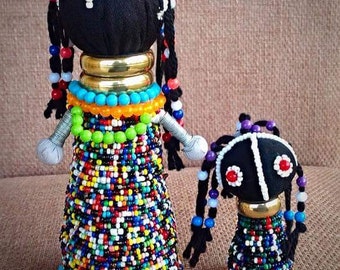Beaded hand made Ndebele doll ( fertility doll)