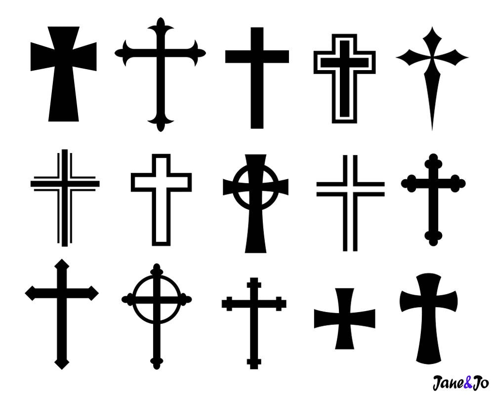 Free Free 333 Silhouette Cross Svg Free SVG PNG EPS DXF File