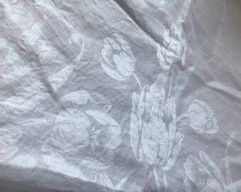 Vintage damask tablecloth