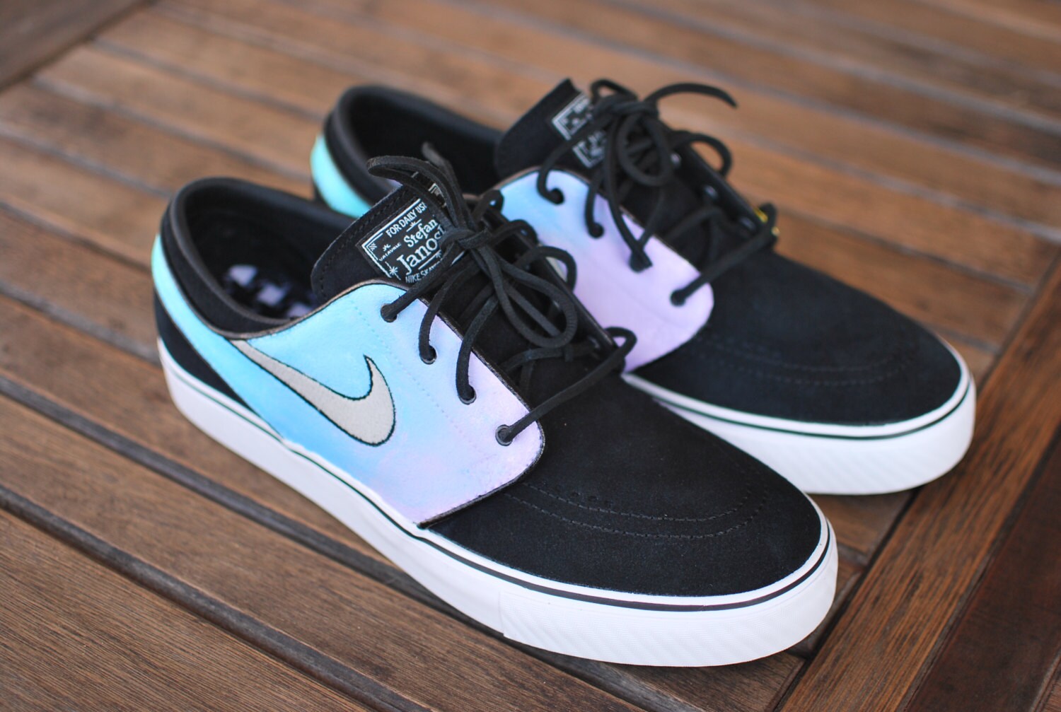 nike janoski slip on verde