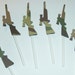 12 Gender Reveal Boy Rifle Camouflage / Camo / Hunting Cupcake Toppers (247C)