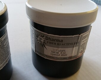Dharma 117 Grape Fiber Reactive Dye 8 oz