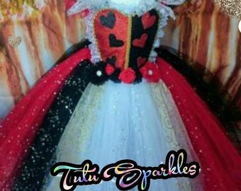 Queen of Hearts tutu dress
