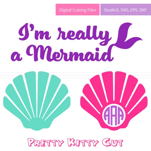 Free Free 230 Little Mermaid Monogram Svg SVG PNG EPS DXF File