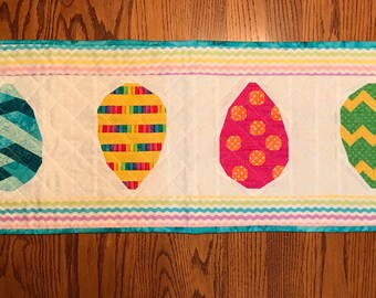 Quilted Table Runner, Easter Table Runner, Kitchen Decor, Home Decor, Gifts for Her