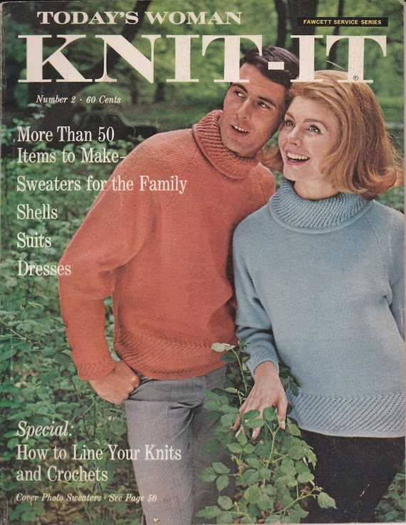 Today's Woman Knit-It Number 2 + 1966 + Vintage Knitting Patterns