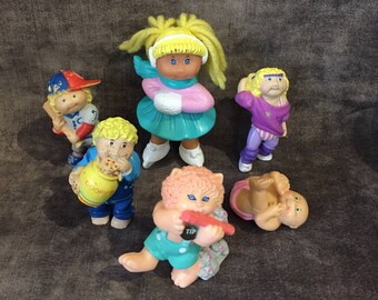 Vintage Cabbage Patch kid doll mini pvc figures figurines lot