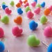 Heart Shaped Push Pins - Fifty of Them