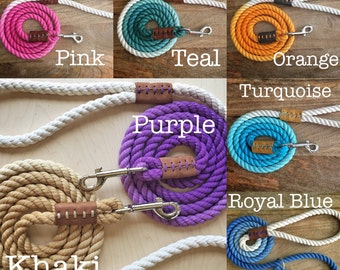 Custom Dog Leashes (MADE TO ORDER)