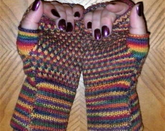 Fingerless gloves made from merino wool