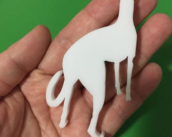 Greyhound Whippet Italian Greyhound Acrylic Brooch