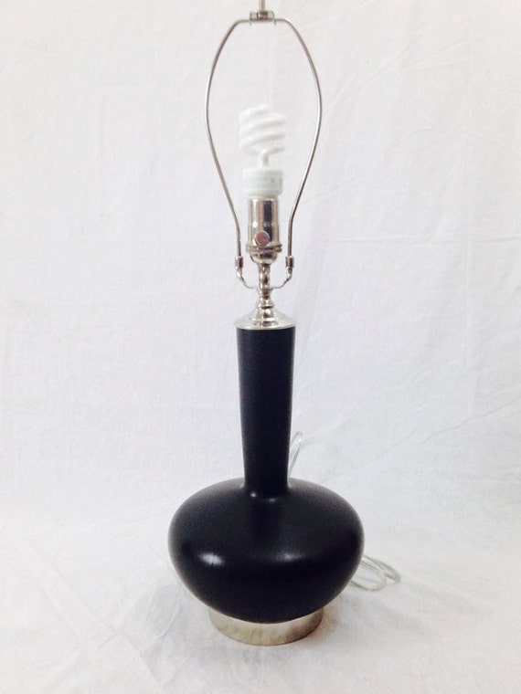 Maple Lamp w/ Nickel Hardware, A.B. Thomas Original, Handmade, Lathe Turned by Aaron Thomas