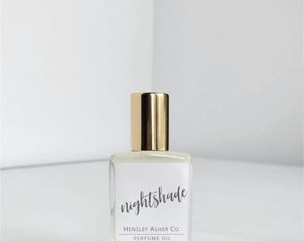 Nightshade - Perfume Oil - Jojoba Oil - Roll On Perfume- Roller Ball Perfume- Vegan Perfume- Natural Perfume