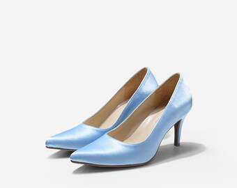 Light blue pumps | Etsy Light blue pumps | Etsy
