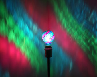 Northern Lights Hand-Painted bulb/Bedroom Light/Kids Light/ Night Light/Trippy Light/Party Light/Mood Light/Creativity Light/Holiday lights
