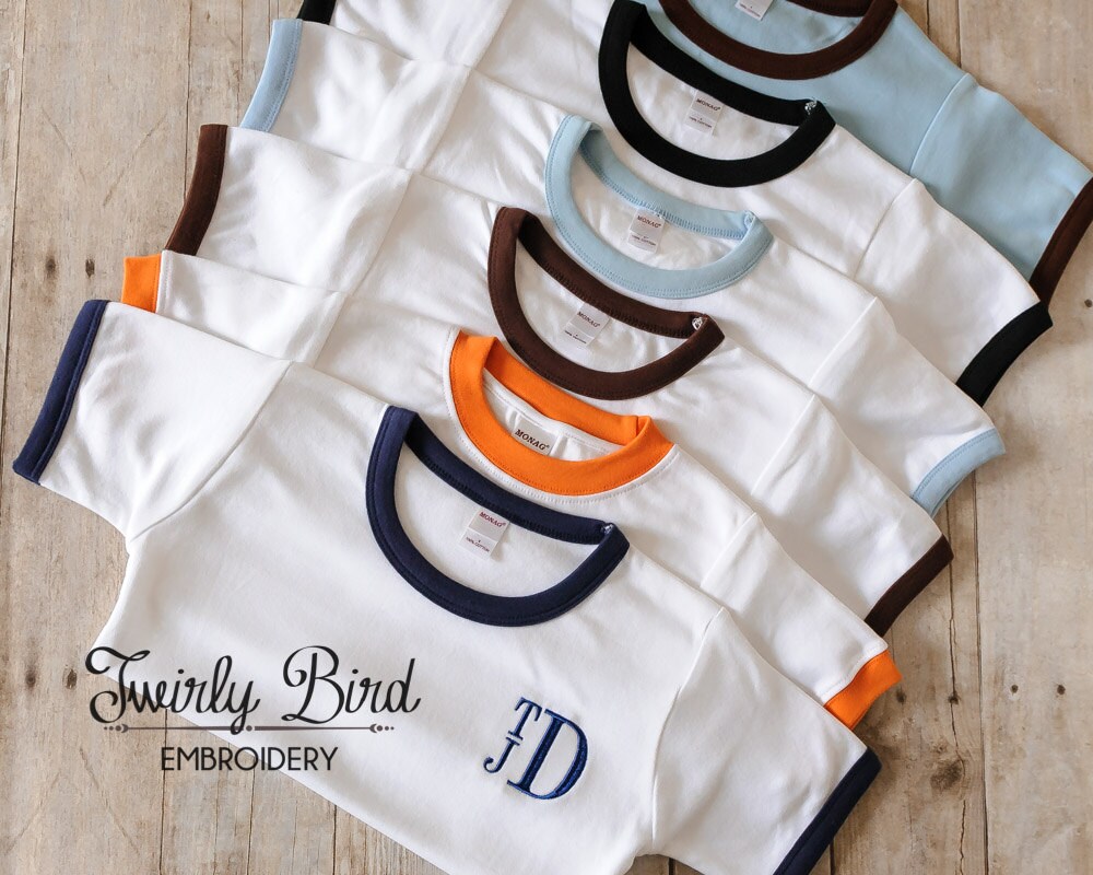 Baby Boy's Shirt Baby Boys Monogrammed Tshirt or