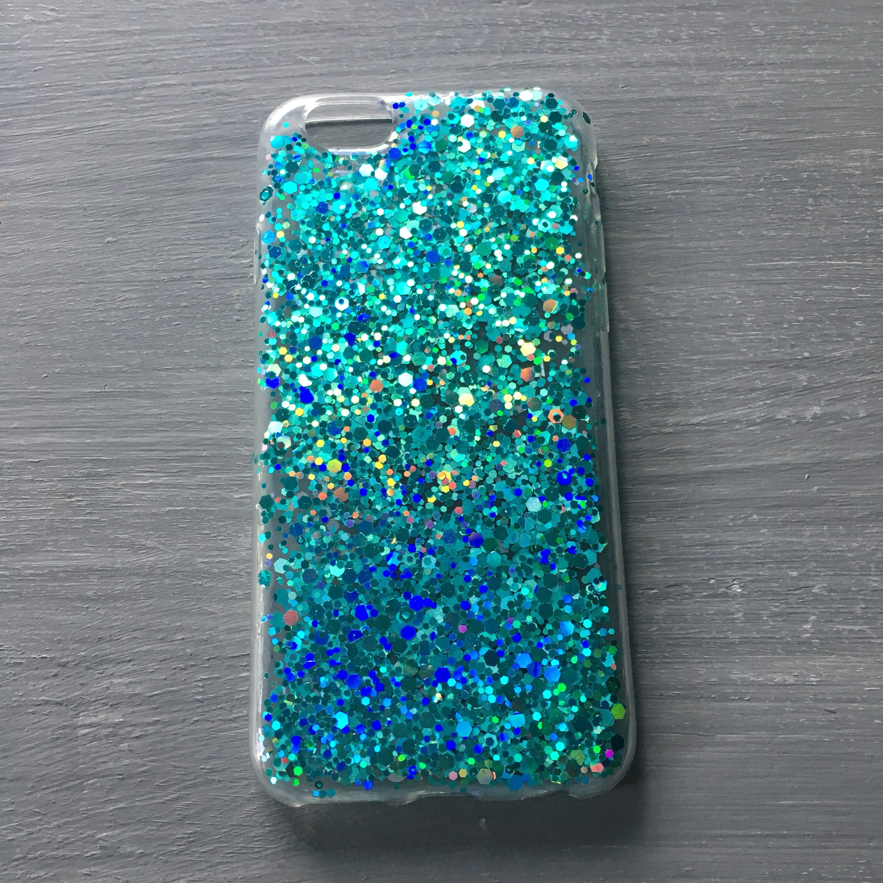 Glitter resin mobile /cell phone case