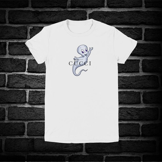 CUCCI Casper T shirt  Casper Gucci  parody  parody  on Gucci  t