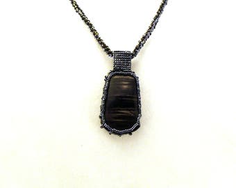 Caged Hyperstien Necklace