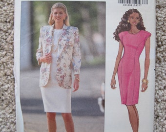 UNCUT Misses Jacket and Dress - Size 6 to 10 - Butterick Sewing Pattern 5445