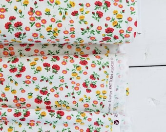 Sugar Sack - Mini Floral (White Background) - Whistler Studios- Windham Fabrics
