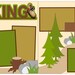 Scrapbook 2 Page Layout "Hiking"