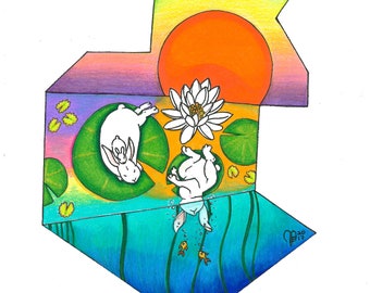 Tranquil Planes - Art Print