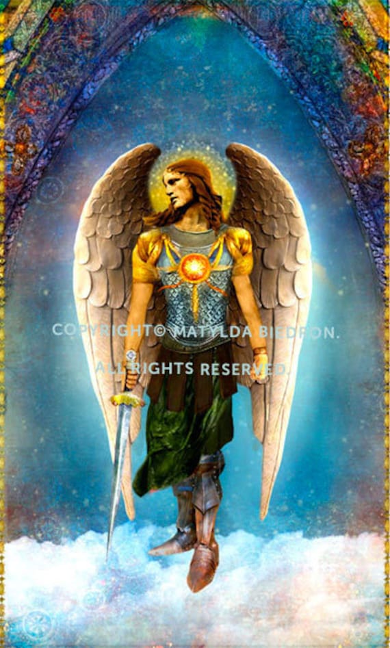 michael archangel saint poster later