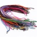 Wholesale Necklaces Necklace Cord Organza Necklace Blanks Wax Cord Organza Cord 17 Inch Necklaces Chokers BULK Necklaces 50pcs