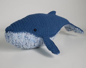 Crocheted humpback whale