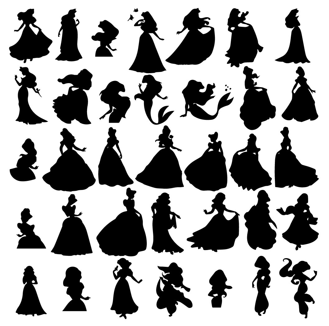 Free Free 307 Silhouette Princess Princess Svg Free SVG PNG EPS DXF File