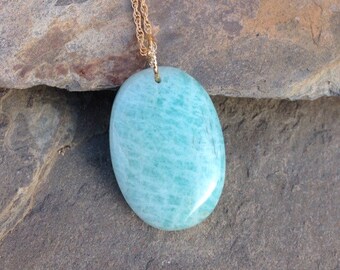 Amazonite Pendant / Amazonite Necklace
