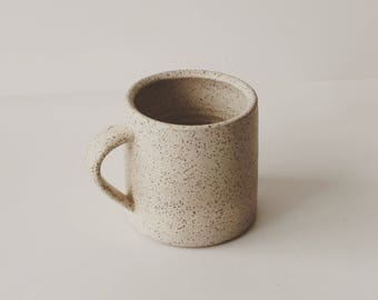 Beige mug, ceramic mug, coffee mug, coffee mug, tea mug, handmade mug,
