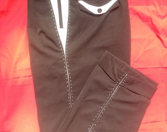 Rockabilly Pistol Pants 1950's Black