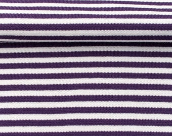 Cuffs - size 80cm - purple/white striped