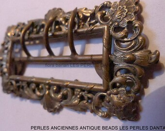 antique belt buckle art nouveau