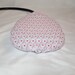 12x12 Breast Cancer Ribbon Round Dust Cover for craft lights or craft lamps