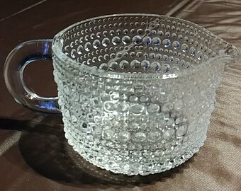 1960s Iittala Creamer in the Kastehelmi (Dewdrop) Pattern by Oiva Toikka, Finland