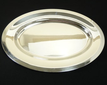 CHRISTOFLE Silver Plate - Modernist Tray / Salver