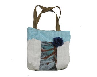 Hand Felted Tote Bag