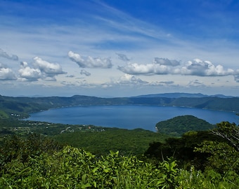 Lake Coatepeque in El Salvador Photo Print 18 x12