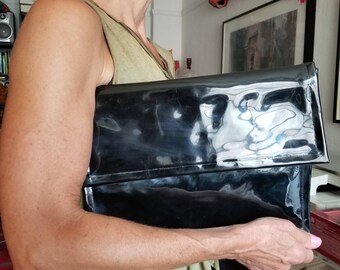 Vintage Patent Leather Envelope
