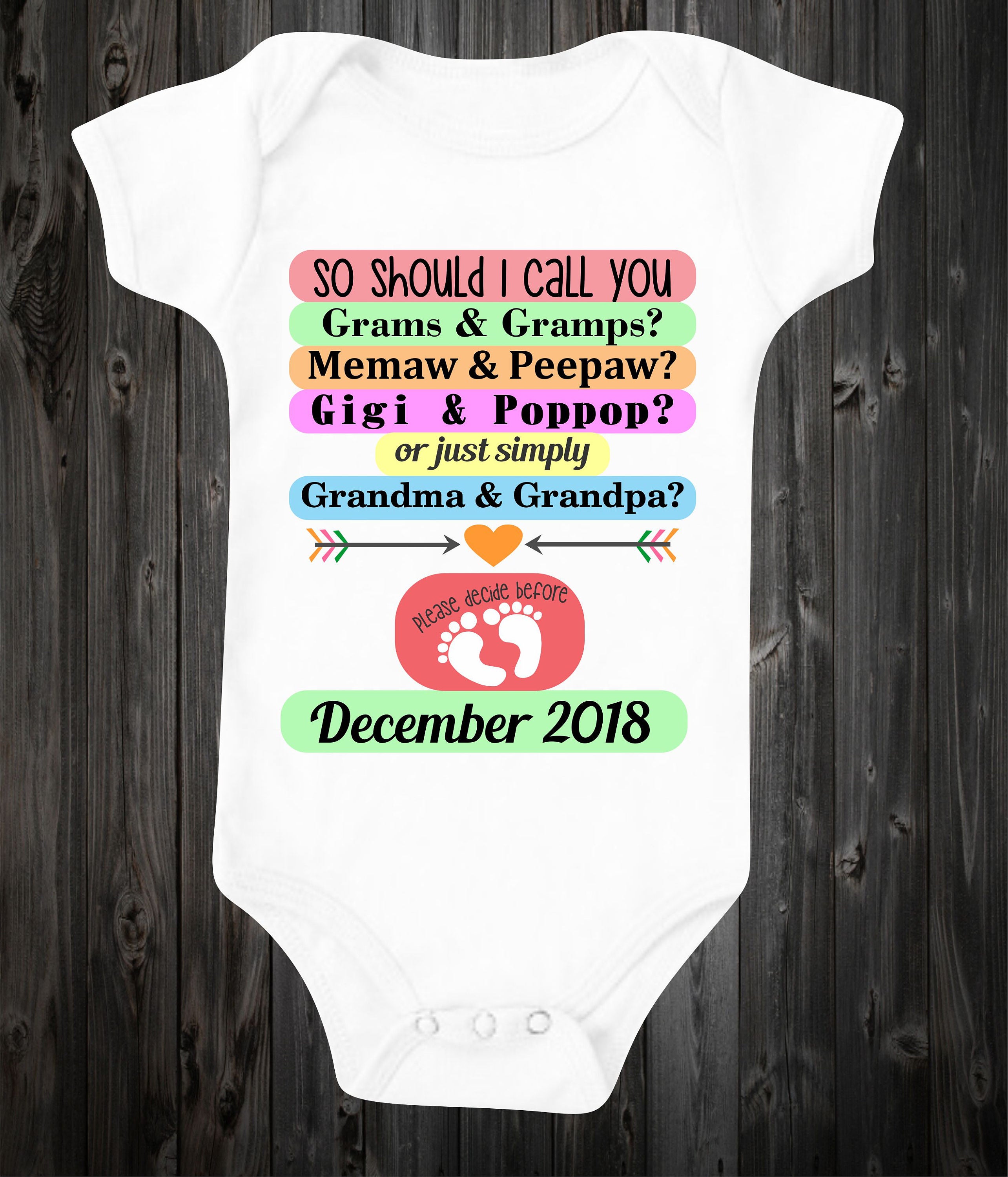 Pregnancy Announcement Onesie baby onesie So should I call you